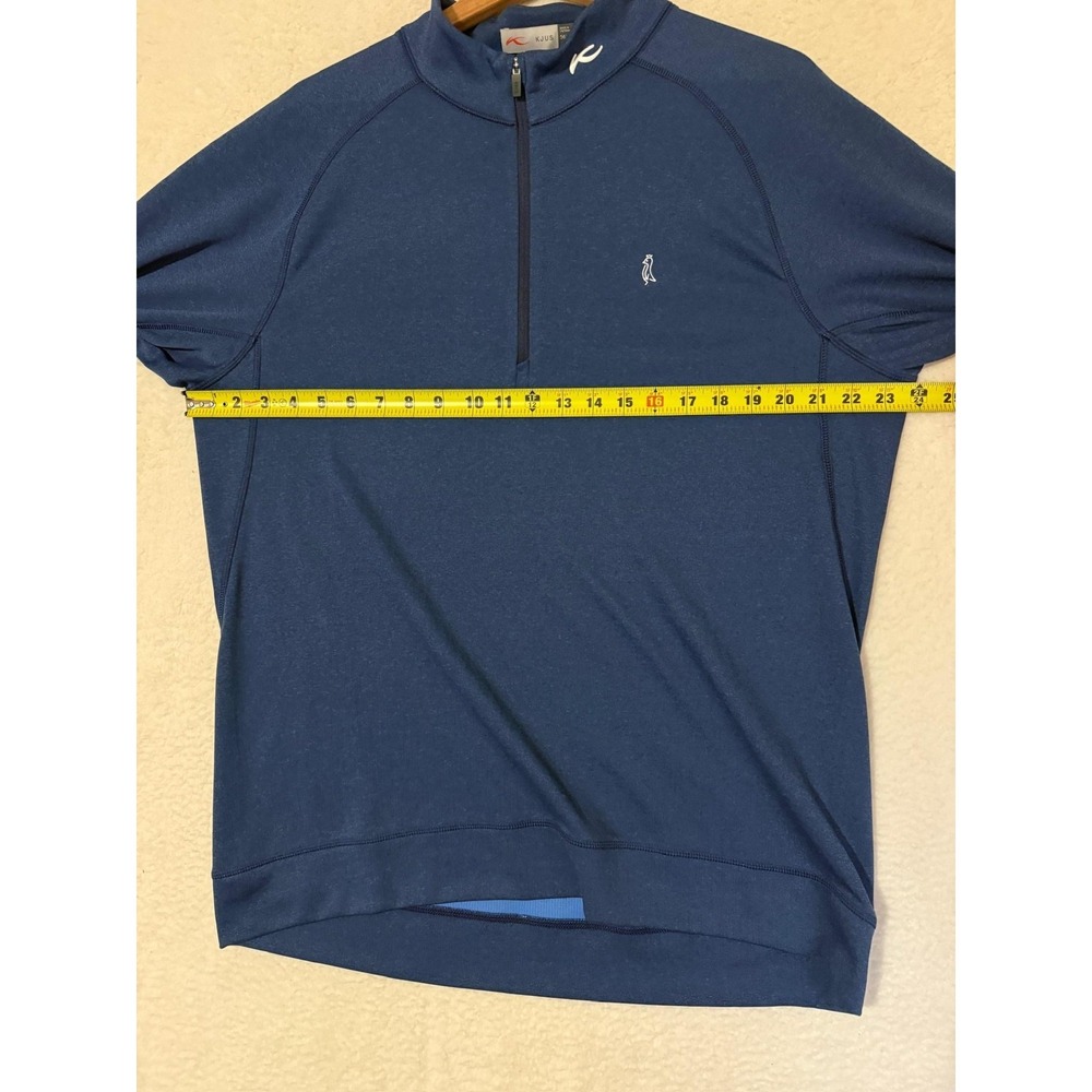 KJUS Pullover Mens 2XL Blue Keano Half Zip Golf Performance Stretch MG25-D04 - Picture 10 of 10